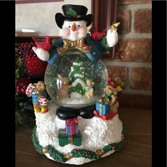 Rare Vintage Frosty The Snowman Musical Water globe - Picture 1 of 10